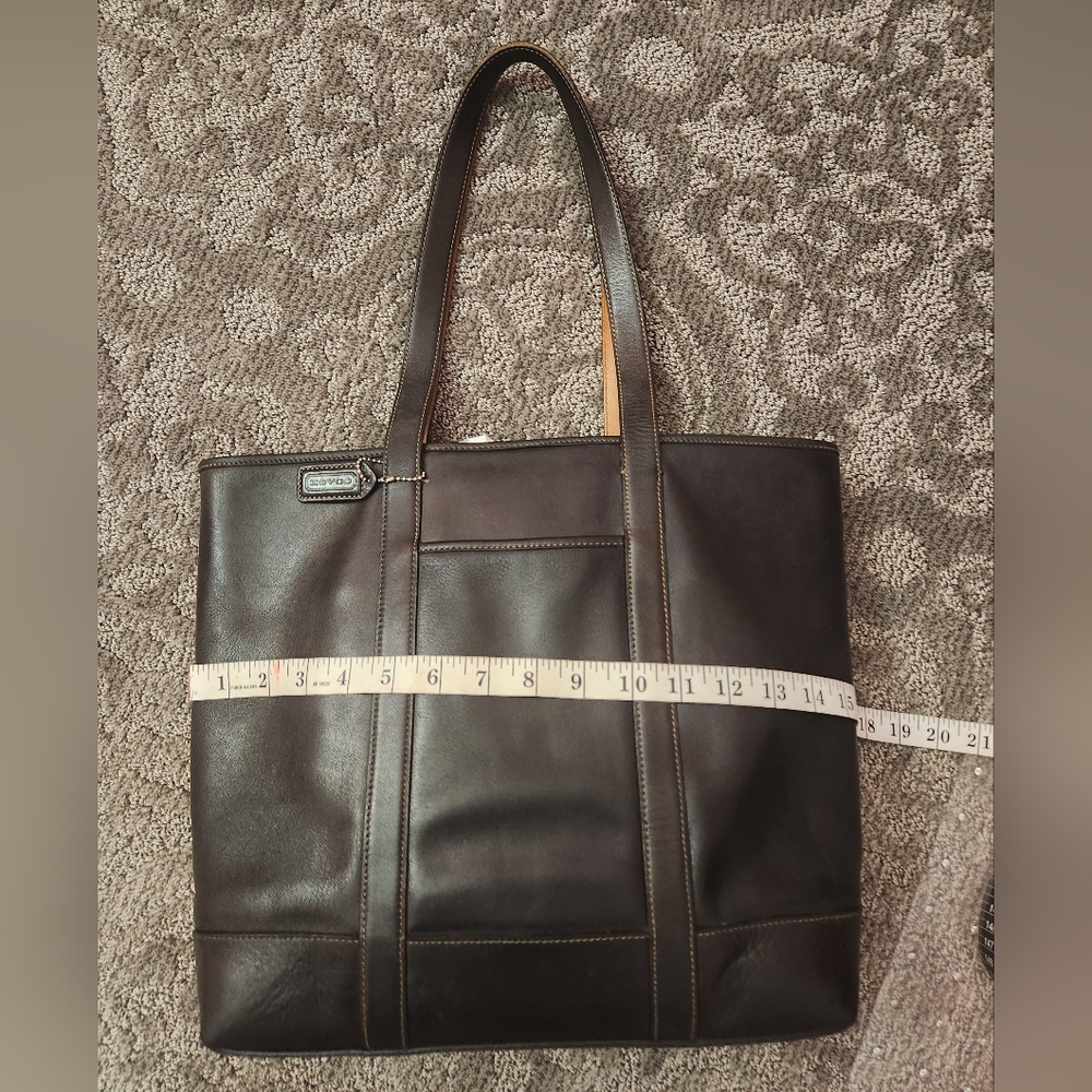 Vintage Coach Leather Tote A3S-5188 - Picture 3 of 9